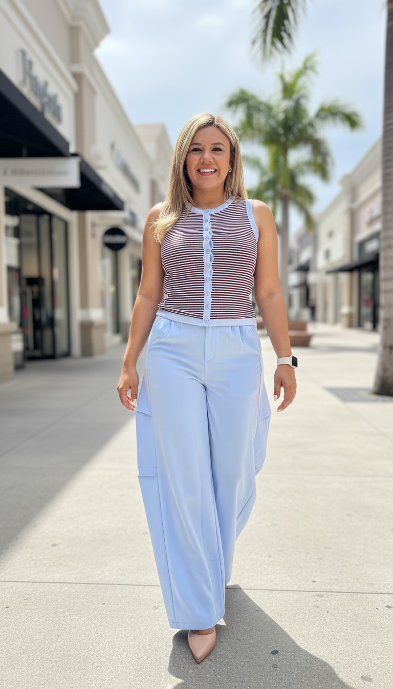 Pantalón Sky Blue con Extensión